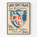 Poster vintage Uncle Sam's Church di John Bell Bouton