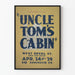 Poster vintage Uncle Tom's Cabin Federal Theatre