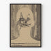 Poster espositivo d'arte studentesca universitaria vintage
