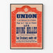Poster vintage Union - Le Diving Belles a Strasburgo
