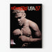 Poster Scultura Pugile in Argilla USA 87