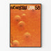 Poster vintage USA 58 grafica rétro arancione