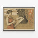 Poster artistico vintage Verein Deutscher Bildender Künstler 1895 — quadro incorniciato alla parete