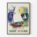 Poster decorativo Vacanze con un Libro – Arte Nautica e Lettura