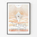 Poster decorativo Nuvola di Venere Osservatorio 9 - Poster futurista spazio e astronomico