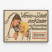 Poster vintage protezione bambini contro lo sfruttamento e la maltrattamento — quadro incorniciato alla parete