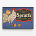 Poster vintage Spratt's Cibo per Pollame e Pulcini — quadro incorniciato alla parete
