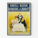Poster pubblicitario vintage di vermicelli e maccheroni Rivoire & Carret