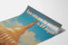 Poster vintage Viaggio in 80 Giorni con foto 3D Shell