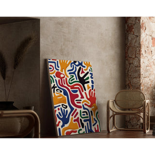 Manifesto Pop Art - Movimento delle Mani