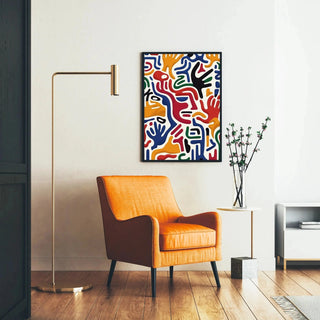 Manifesto Pop Art - Movimento delle Mani