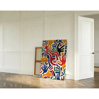 Manifesto Pop Art - Movimento delle Mani