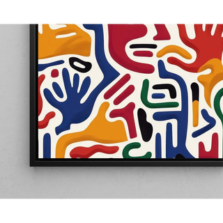 Manifesto Pop Art - Movimento delle Mani