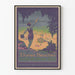 Poster vintage Spiagge Dune Linea della Costa Sud