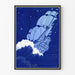 Poster Vela Blu e Notti Stellate