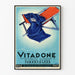 Poster vintage Vitadone vitamine A + D decorazione murale