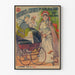 Poster vintage Automobili per bambini - Auto con amaca