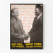 Poster elettorale vintage Gus Hall e Jarvis Tyner