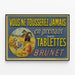 Poster pubblicitario vintage Tablettes Brunet — quadro incorniciato alla parete