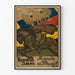 Poster vintage militare russo - Avanti per la patria