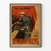 Poster storico sovietico di propaganda industriale
