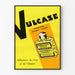 Poster pubblicitario vintage di Vulcase farmaceutico