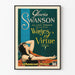 Poster vintage del film « Wages of Virtue » con Gloria Swanson