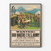 Poster vintage di reclutamento di panettieri dell'esercito americano