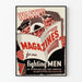 Poster vintage Wanted Magazines per i nostri uomini in guerra