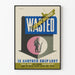 Poster decorativo da parete Wasted Clothing Equipment - Messaggio di prudenza militare