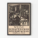 Poster pubblicitario vintage di vino Reichart & Cie