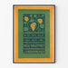 Poster vintage del Weinrestaurant Zum Kunstgewerbehaus