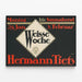 Poster rétro Weisse Woche di Hermann Tietz — quadro incorniciato alla parete