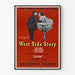 Poster vintage West Side Story Broadway Teatro