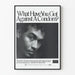 Poster di sensibilizzazione sull'uso del preservativo - America Risponde all'AIDS