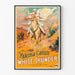Poster vintage western White Thunder Yakima Canutt