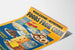 Poster vintage alimentazione sana a base di mais