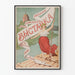 Poster vintage dell'esposizione agricola di Vilnius 1902