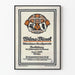 Poster vintage esposizione artigianato d'arte Wilna Minsk 1918