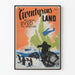 Poster vintage Avventura in Terra dell'Ammiraglio Byrd al Polo Sud