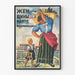 Poster vintage cooperativa femminile russa 1918