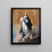 L'Immacolata Concezione - Atelier di Bartolomé Esteban Murillo — quadro incorniciato alla parete