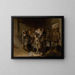 Un interrogatorio di un prigioniero - Atelier di Pieter Jacobsz. Codde — quadro incorniciato alla parete