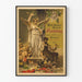 Poster antico esposizione industriale Stoccarda 1881
