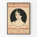 Poster d'epoca esposizione artistica Düsseldorf 1899