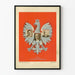 Poster vintage del XX anniversario dell'indipendenza della Polonia