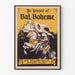 Poster vintage Le Joute di Bal Boheme 1928