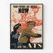 Poster Vintage 'Your Friends Are Needed Now' Reclutamento ATS