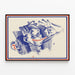 Poster viso scultoreo con chiusura lampo rossa Artem Legrand — quadro incorniciato alla parete