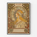 Poster Art Nouveau Zodiaco La Penna con Ritratto Femminile